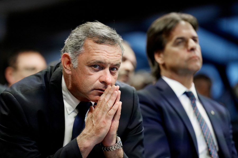 Álvaro Delgado y Luis Lacalle Pou. Javier Calvelo / adhocFOTOS