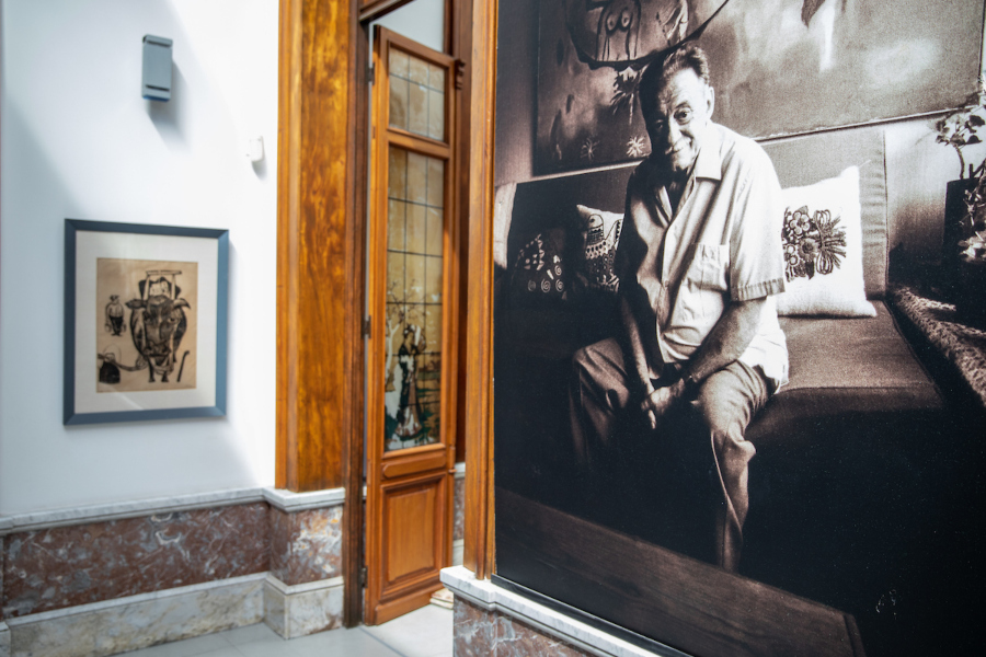 Fundación Mario Benedetti en Montevideo. Foto: Mauricio Zina/ adhocFOTOS