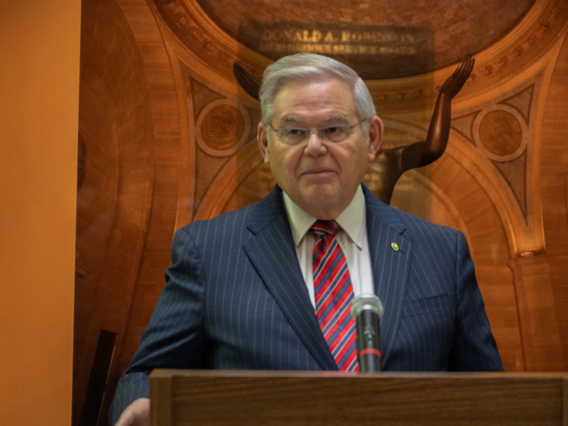 Senador Robert Menéndez. Foto: web de Robert Menéndez.