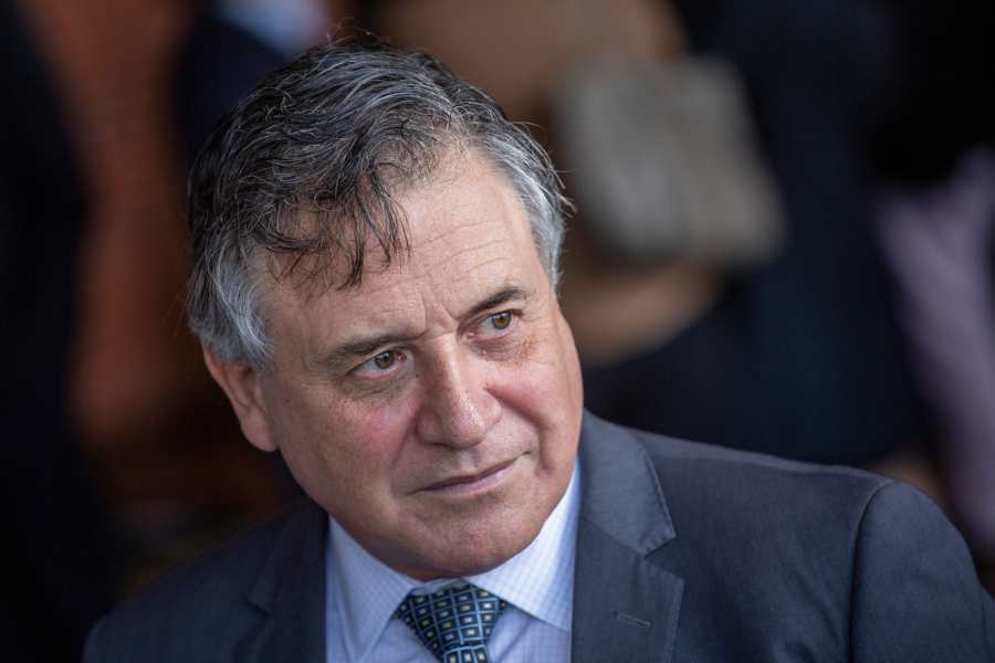 Omar Paganini tras la presentación de NewLab Studios en el Parque Tecnológico del LATU en Montevideo. Foto: Mauricio Zina/ adhocFOTOS