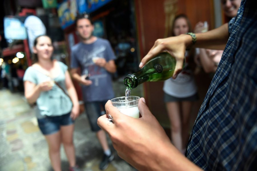 Navidad en el Mercado del Puerto. Foto: Nicolás Celaya /adhocFotos