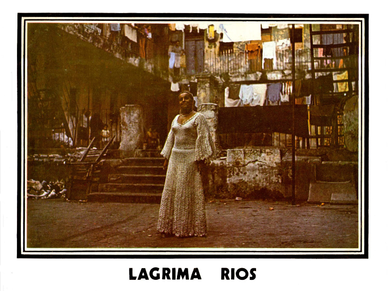 Portada del primer disco de Lágrima Ríos, 1972. Conventillo Medio Mundo.