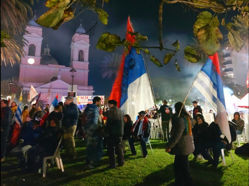 Acto del Frente Amplio en Maldonado, mayo de 2024. Foto: Twitter Frente Amplio Maldonado.