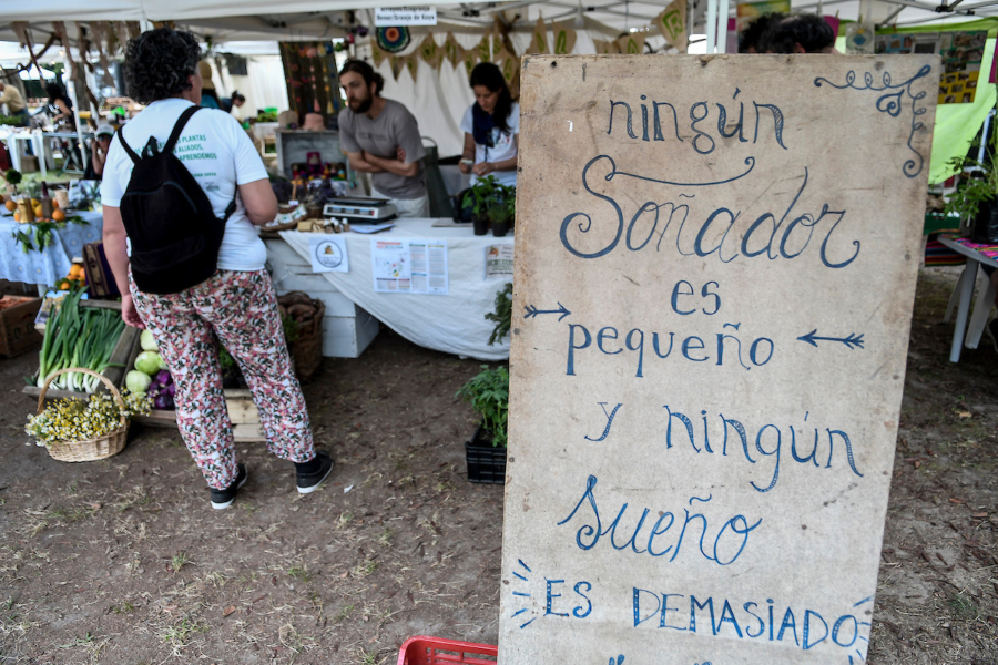 1a Muestra Nacional de la Agroecología en el parque Artigas de Sauce, Canelones. Foto: Javier Calvelo / adhocFOTOS