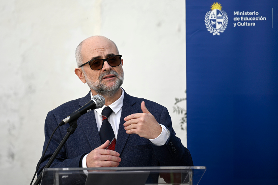 Presidente de la Comisión Honoraria de Patrimonio, Marcel Suárez. Foto: Presidencia.