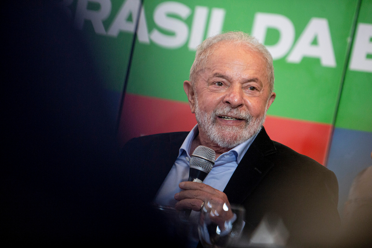 Luiz Inacio Lula da Silva durante el Encuentro con personalidades de la sociedad civil en la ciudad de San Pablo. Foto: Mauricio Zina/ adhocFOTOS