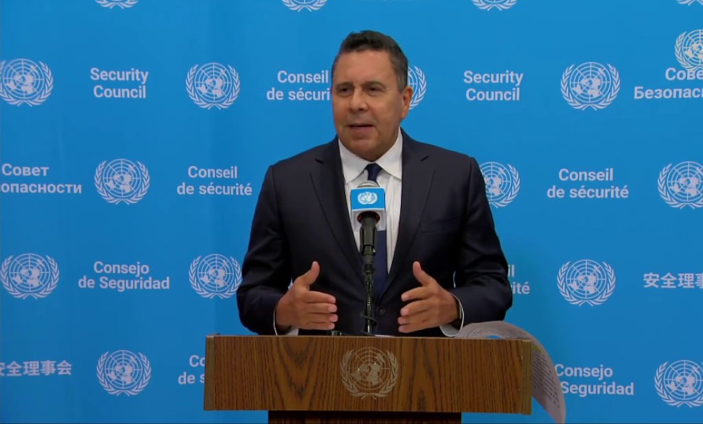 Embajador de Venezuela ante la ONU. Foto: MRREE.