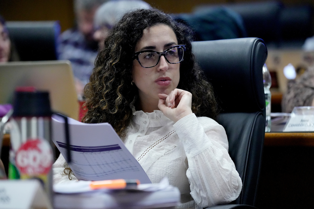 Diputada del Frente Amplio Inés Cortés. Foto: Javier Calvelo / adhocFOTOS